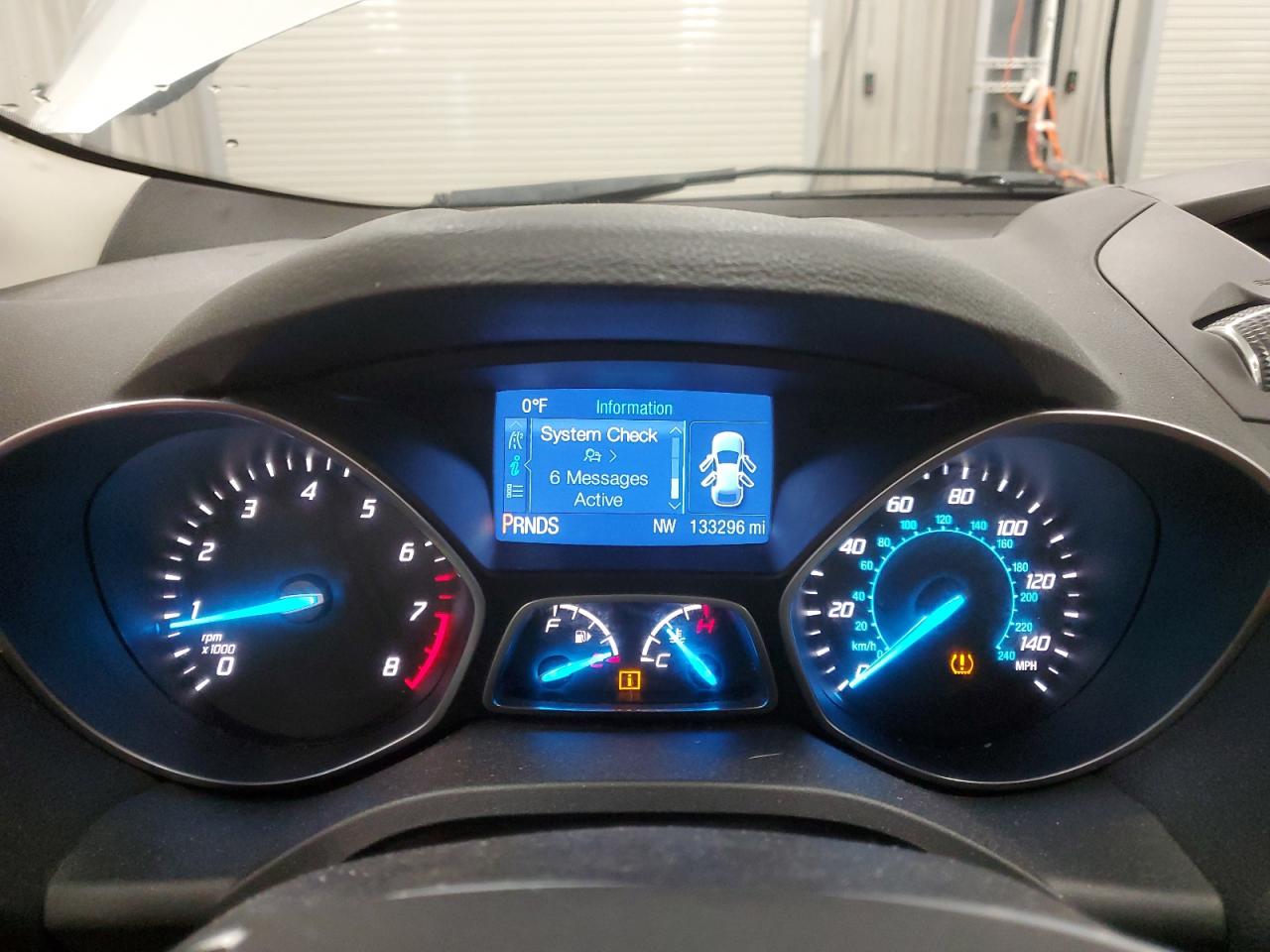 2014 Ford Escape VIN 1FMCU0GX7EUD32727 Copart auction photo, side / front end damage thumbnail 9