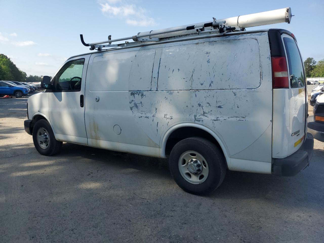 2013 Chevrolet Express VIN 1GCWGFCAXD1142451 Copart auction photo, minor dent/scratches damage thumbnail 2