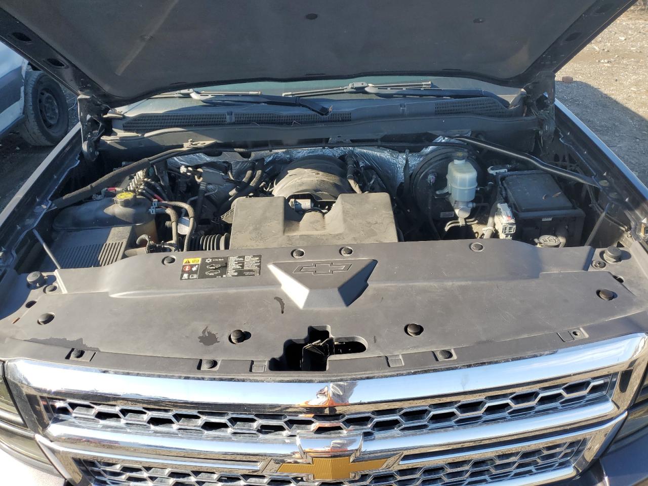 2014 Chevrolet Silverado VIN 1GCRCREH3EZ393433 Copart auction photo, all over damage thumbnail 11