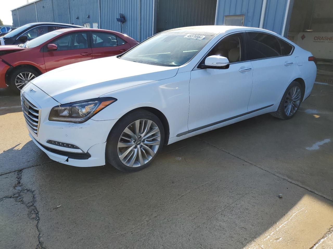 2017 Genesis G80 VIN KMHGN4JF9HU173414 - Copart auction photo