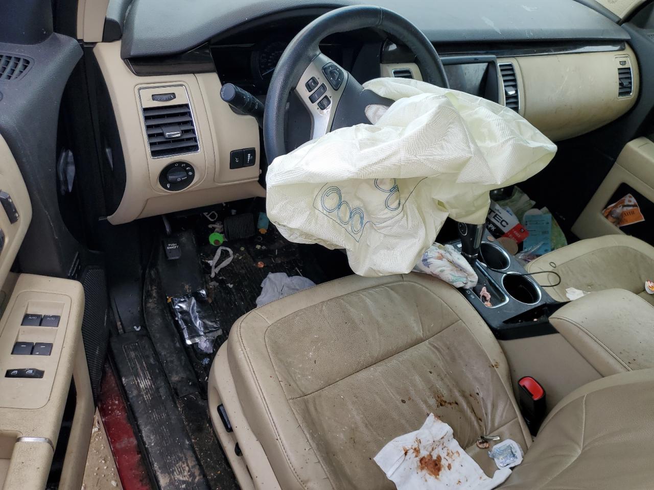 2019 Ford Flex VIN 2FMHK6C89KBA11495 Copart auction photo, front end damage thumbnail 8