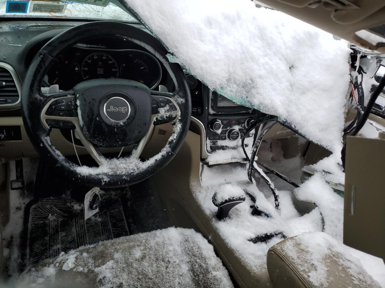 2015 Jeep Grand Cherokee VIN 1C4RJFAG8FC602073 Copart auction photo, all over damage thumbnail 8