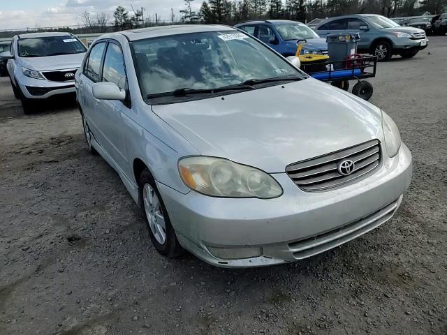 2004 Toyota Corolla VIN 2T1BR32E74C318587 Copart auction photo, side / rear end damage thumbnail 11