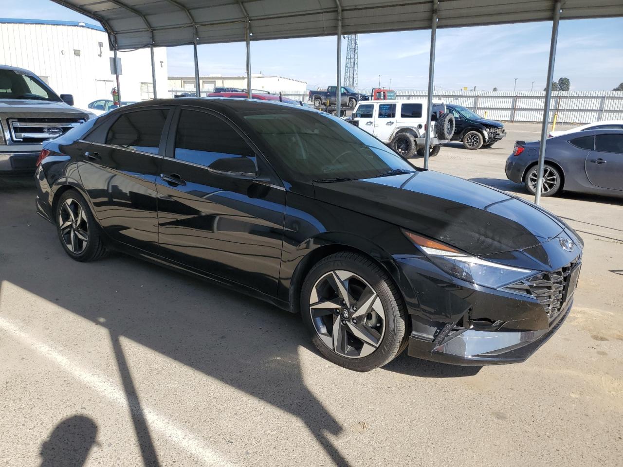 2023 Hyundai Elantra VIN KMHLN4AJ8PU077288 Copart auction photo, rear end / front end damage thumbnail 4
