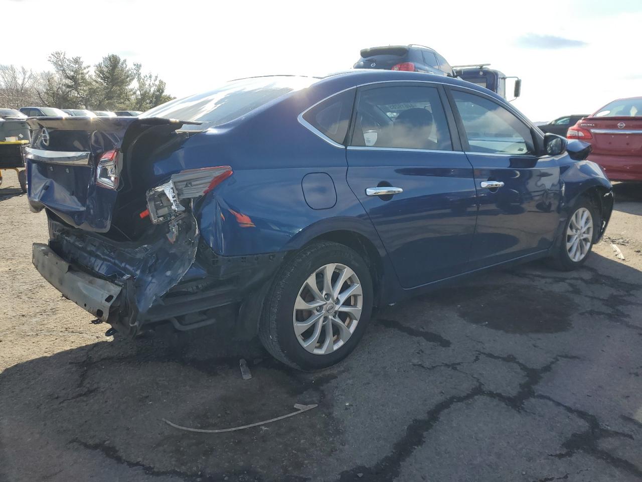 2017 Nissan Sentra VIN 3N1AB7AP7HY213020 Copart auction photo, rear end / front end damage thumbnail 3