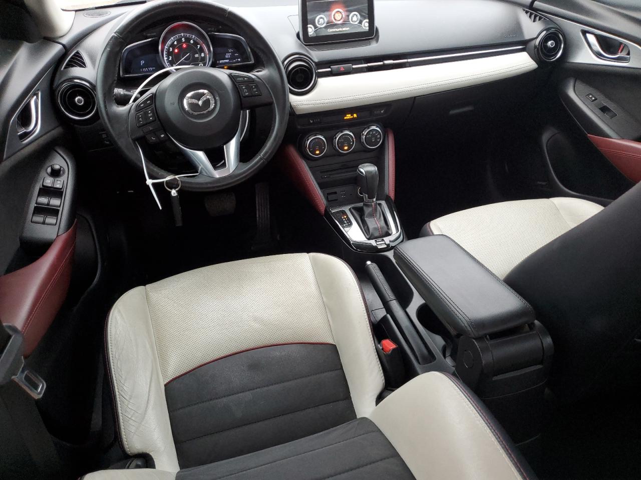 2016 Mazda CX-3 VIN JM1DKBD76G0111838 Copart auction photo, front end / side damage thumbnail 8