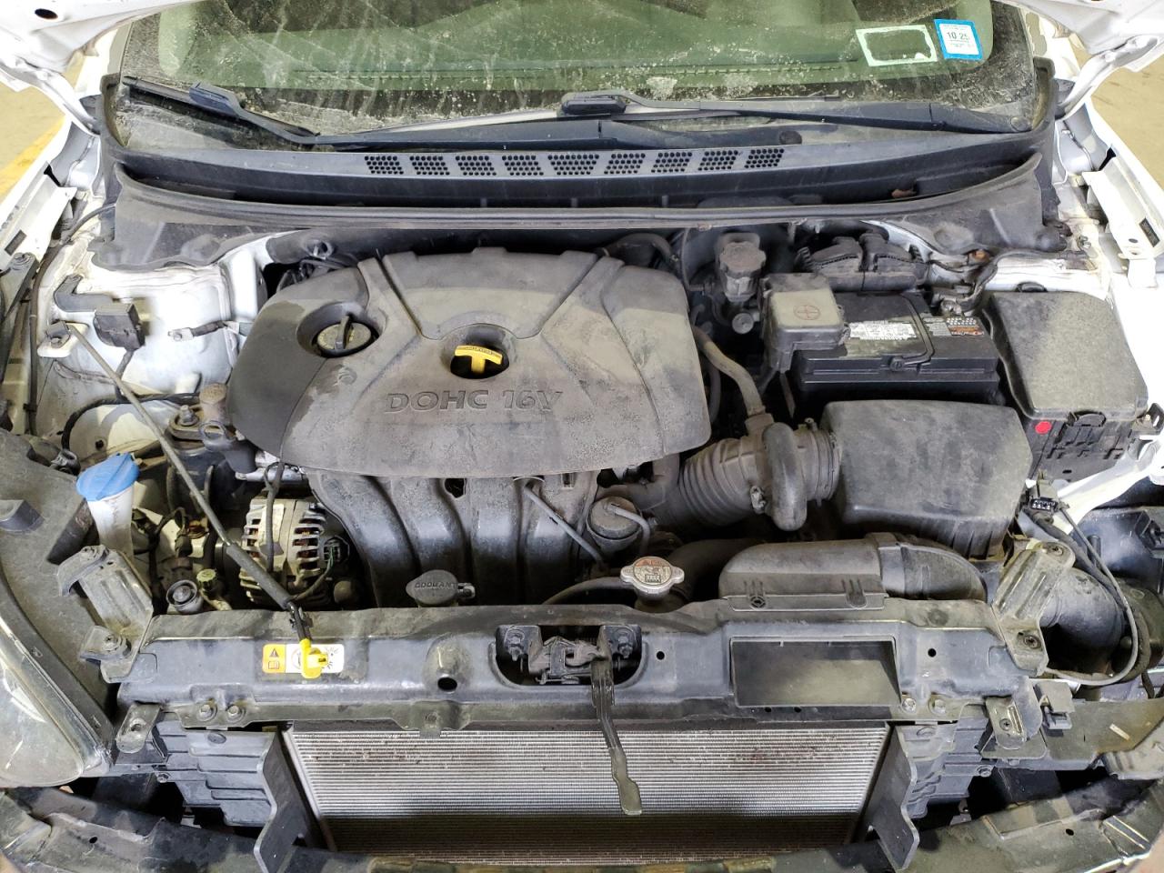 2015 Hyundai Elantra VIN 5NPDH4AE4FH581865 Copart auction photo, front end / side damage thumbnail 11