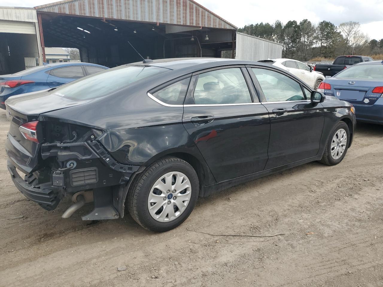 2019 Ford Fusion VIN 3FA6P0G7XKR280494 Copart auction photo, rear end damage thumbnail 3