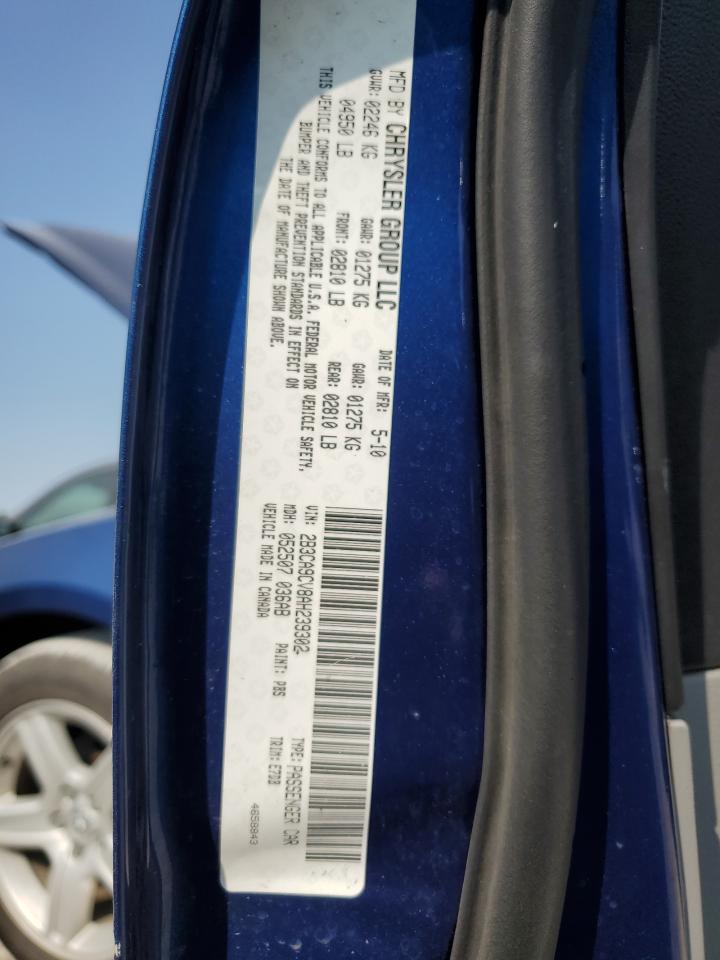 2010 Dodge Charger VIN 2B3CA9CV8AH239302 Copart auction photo, water/flood damage thumbnail 14