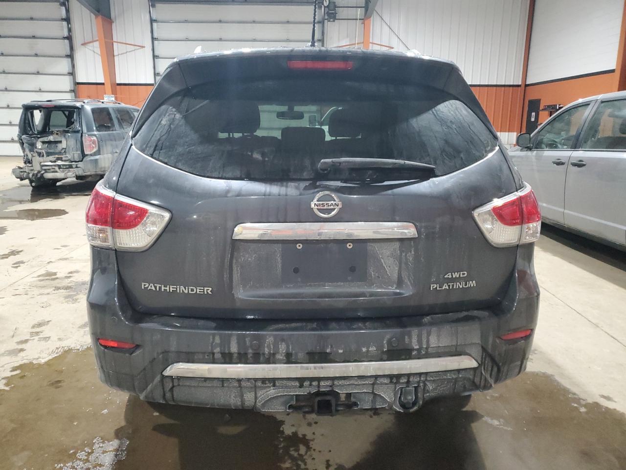 2014 Nissan Pathfinder VIN 5N1AR2MM7EC653669 Copart auction photo, hail / minor dent/scratches damage thumbnail 6