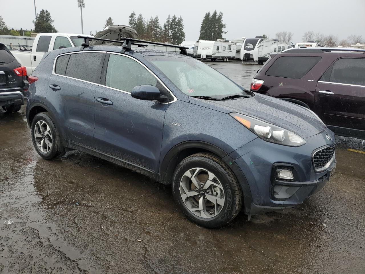 2020 KIA Sportage VIN KNDPMCAC8L7723278 Copart auction photo, all over damage thumbnail 4