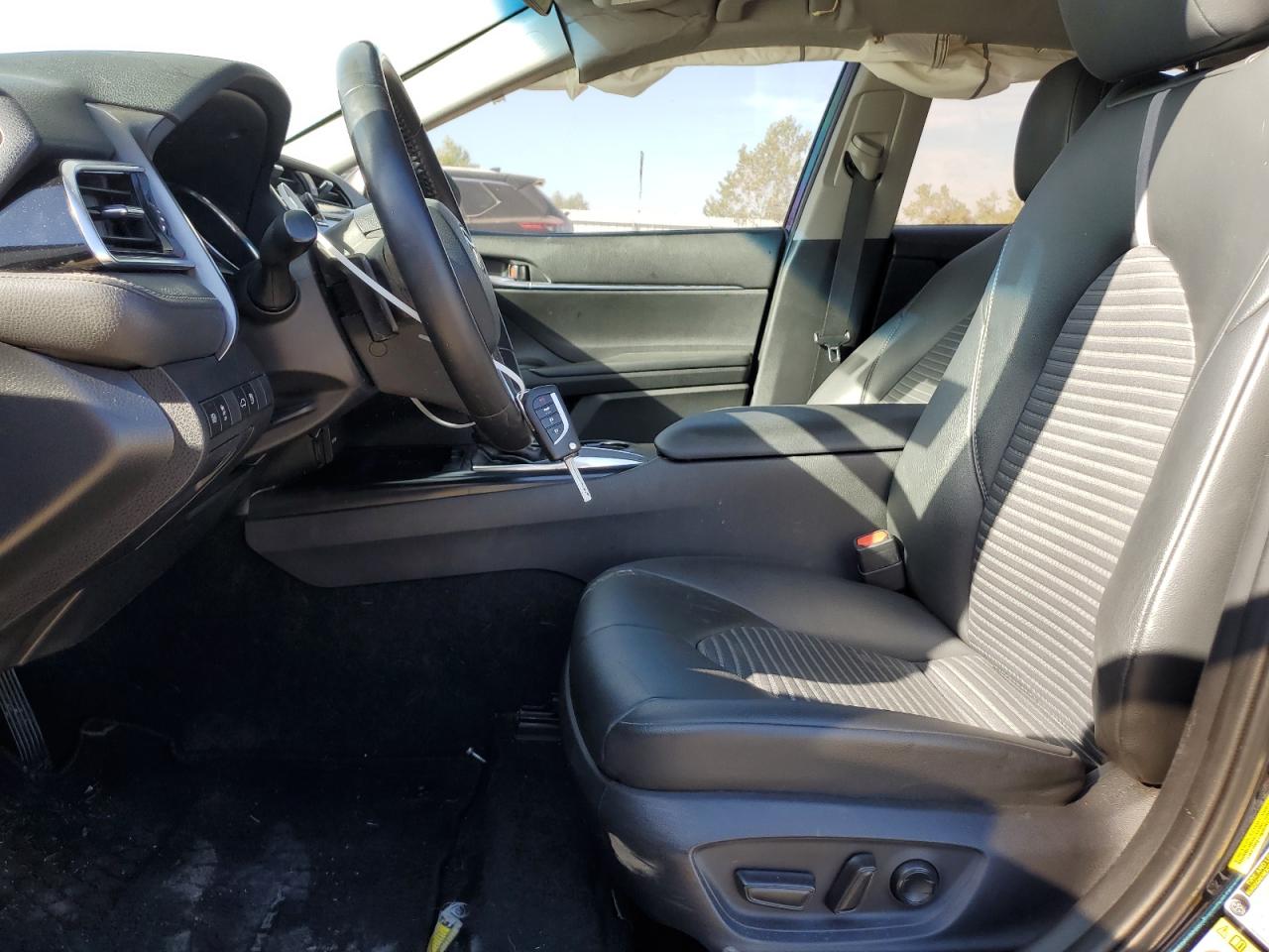 2018 Toyota Camry VIN 4T1B11HK8JU555608 Copart auction photo, front end / side damage thumbnail 7