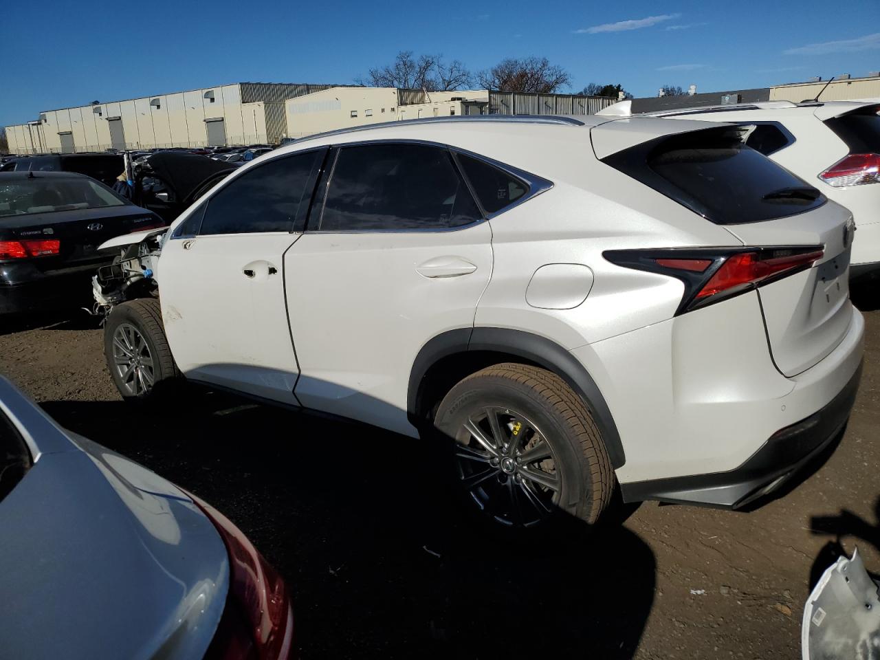 2019 Lexus NX VIN JTJBARBZ9K2203768 Copart auction photo, front end / minor dent/scratches damage thumbnail 2