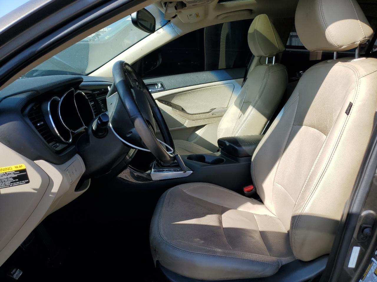 2012 KIA Optima VIN 5XXGN4A74CG054293 Copart auction photo, front end / undercarriage damage thumbnail 7