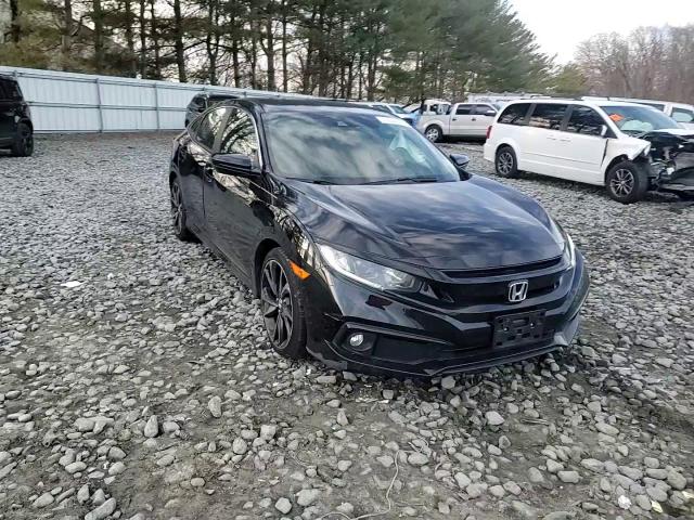 2019 Honda Civic VIN 2HGFC2F87KH574234 Copart auction photo, side / rear end damage thumbnail 10
