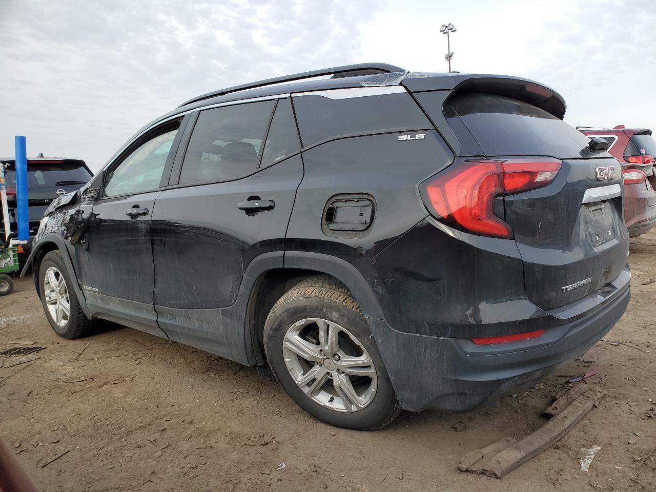 2019 GMC Terrain VIN 3GKALTEV3KL337810 Copart auction photo, side / rollover damage thumbnail 2