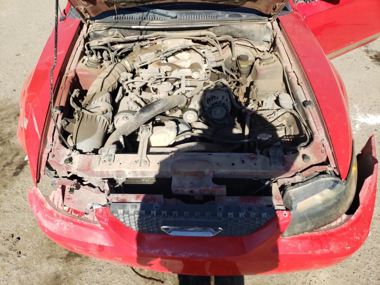 2002 Ford Mustang VIN 1FAFP44412F191010 Copart auction photo, all over damage thumbnail 13