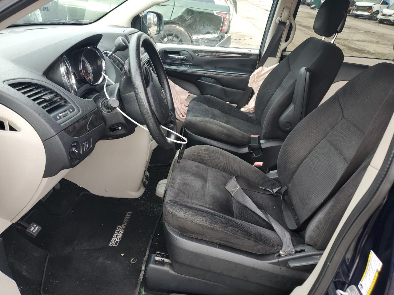 2014 Dodge Caravan VIN 2C4RDGBG8ER449941 Copart auction photo, side damage thumbnail 7