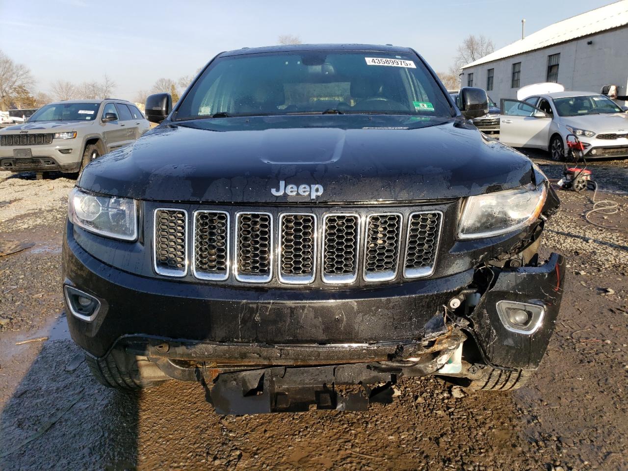 2014 Jeep Grand Cherokee VIN 1C4RJFBG2EC471509 Copart auction photo, front end damage thumbnail 5