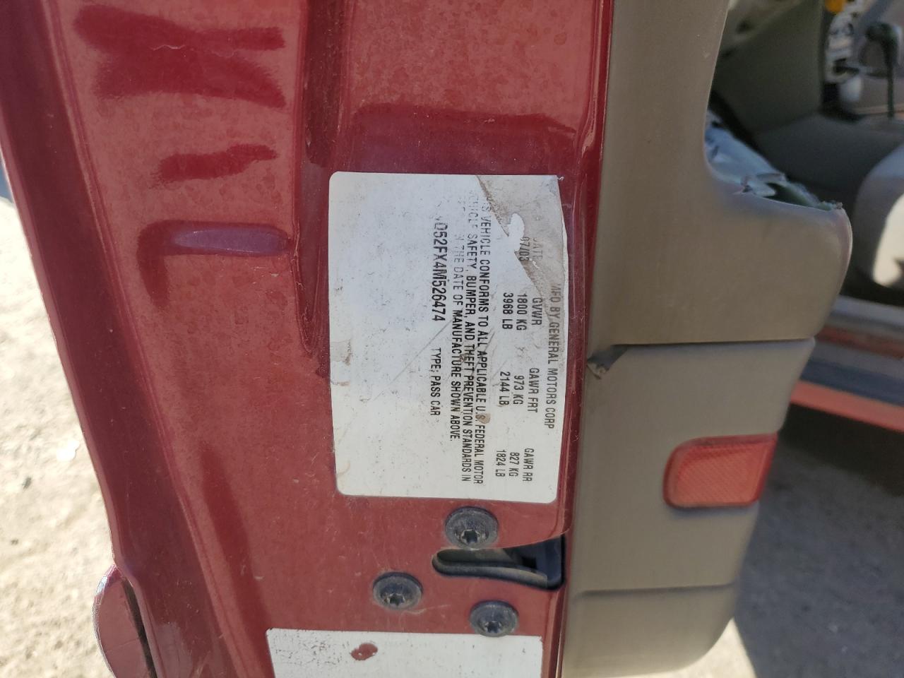 2004 Chevrolet Malibu VIN 1G1ND52FX4M526474 Copart auction photo, all over damage thumbnail 14