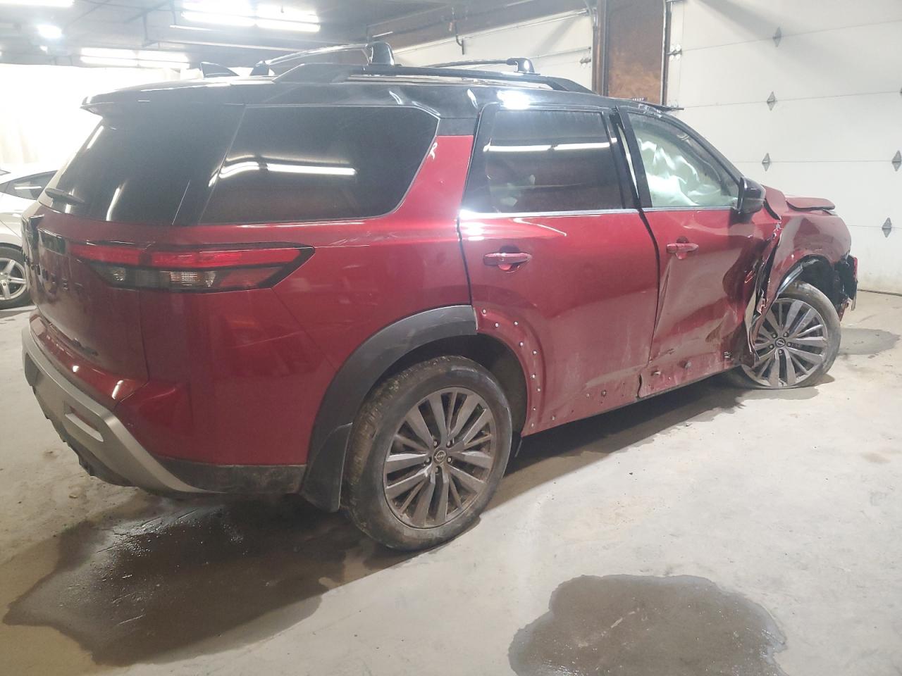 2023 Nissan Pathfinder VIN 5N1DR3CD2PC239335 Copart auction photo, rollover damage thumbnail 3