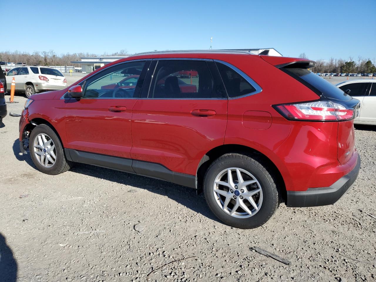 2022 Ford Edge VIN 2FMPK4J96NBB14311 Copart auction photo, front end / undercarriage damage thumbnail 2
