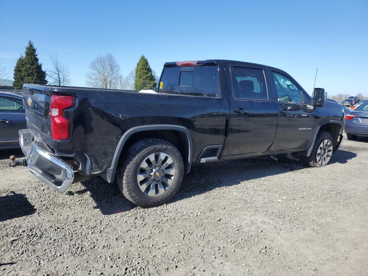 2023 Chevrolet Silverado VIN 2GC4YNEY1P1722257 Copart auction photo, front end / rear end damage thumbnail 3