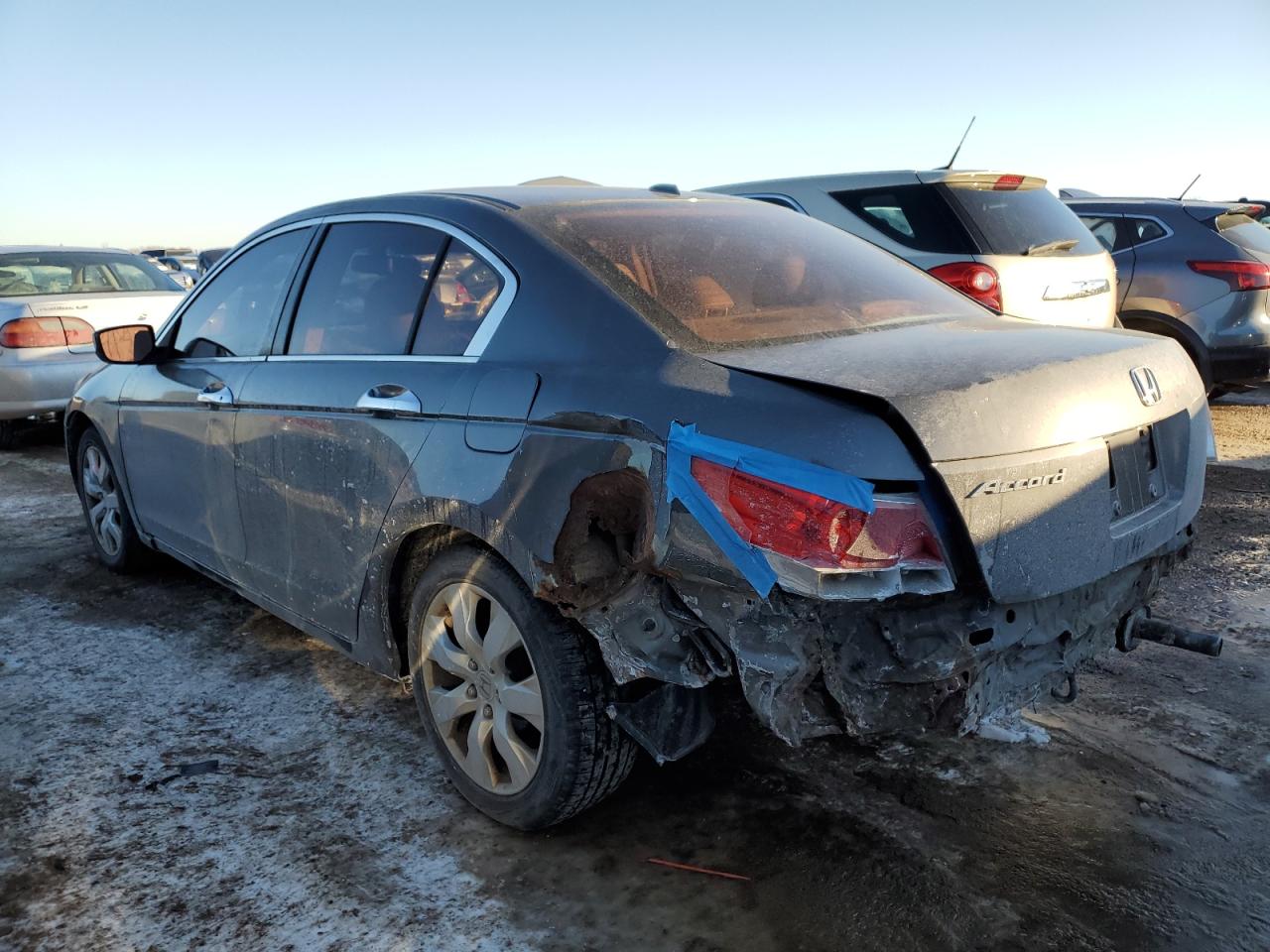 2009 Honda Accord VIN 1HGCP368X9A019221 Copart auction photo, rear end / front end damage thumbnail 2