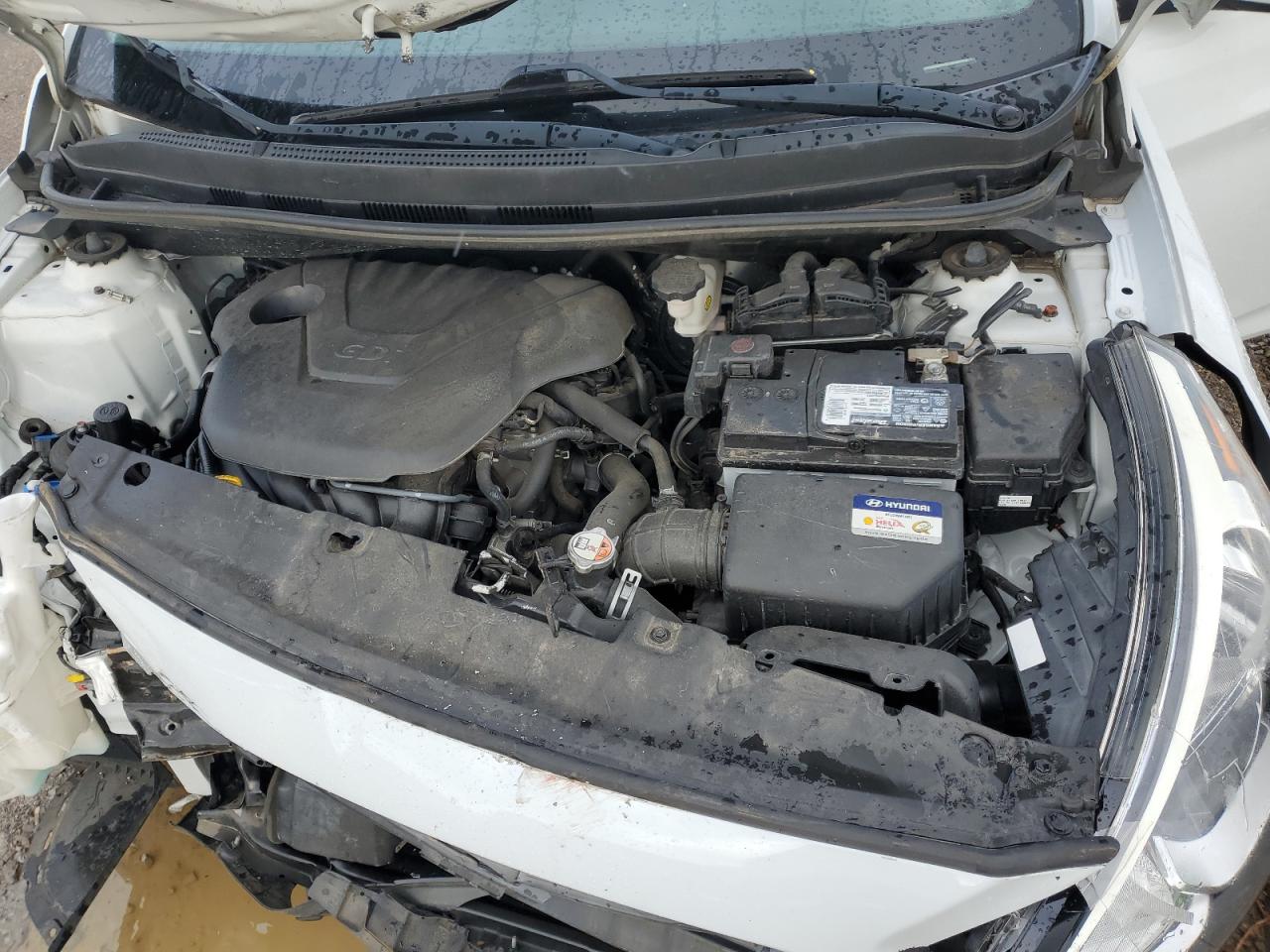 2017 Hyundai Accent VIN KMHCT4AE0HU361198 Copart auction photo, front end / side damage thumbnail 12