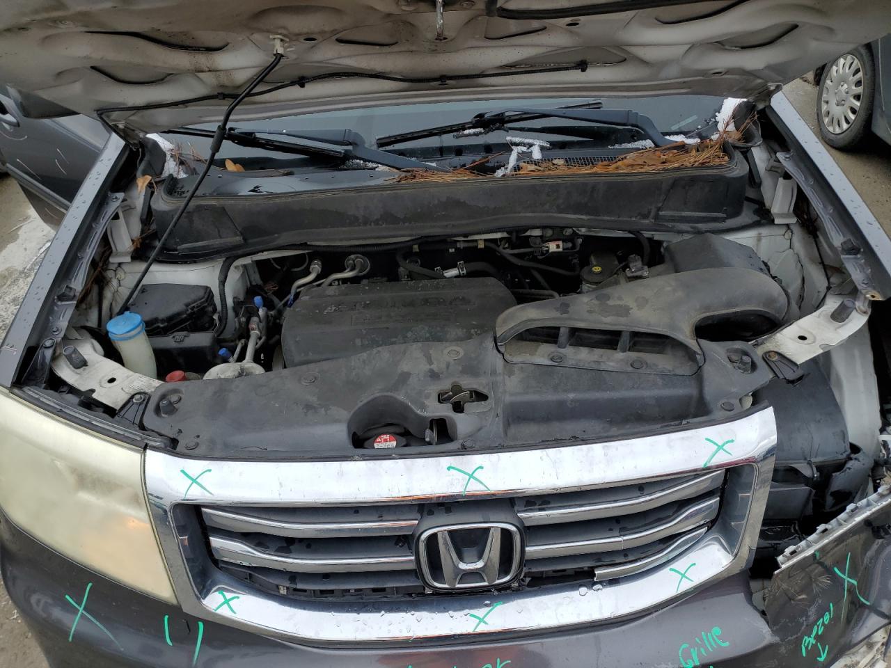 2015 Honda Pilot VIN 5FNYF3H57FB009579 Copart auction photo, front end damage thumbnail 12