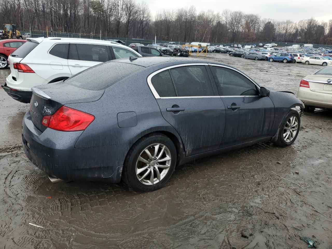 2008 Infiniti G VIN JNKBV61F58M258436 Copart auction photo, front end / rear end damage thumbnail 3
