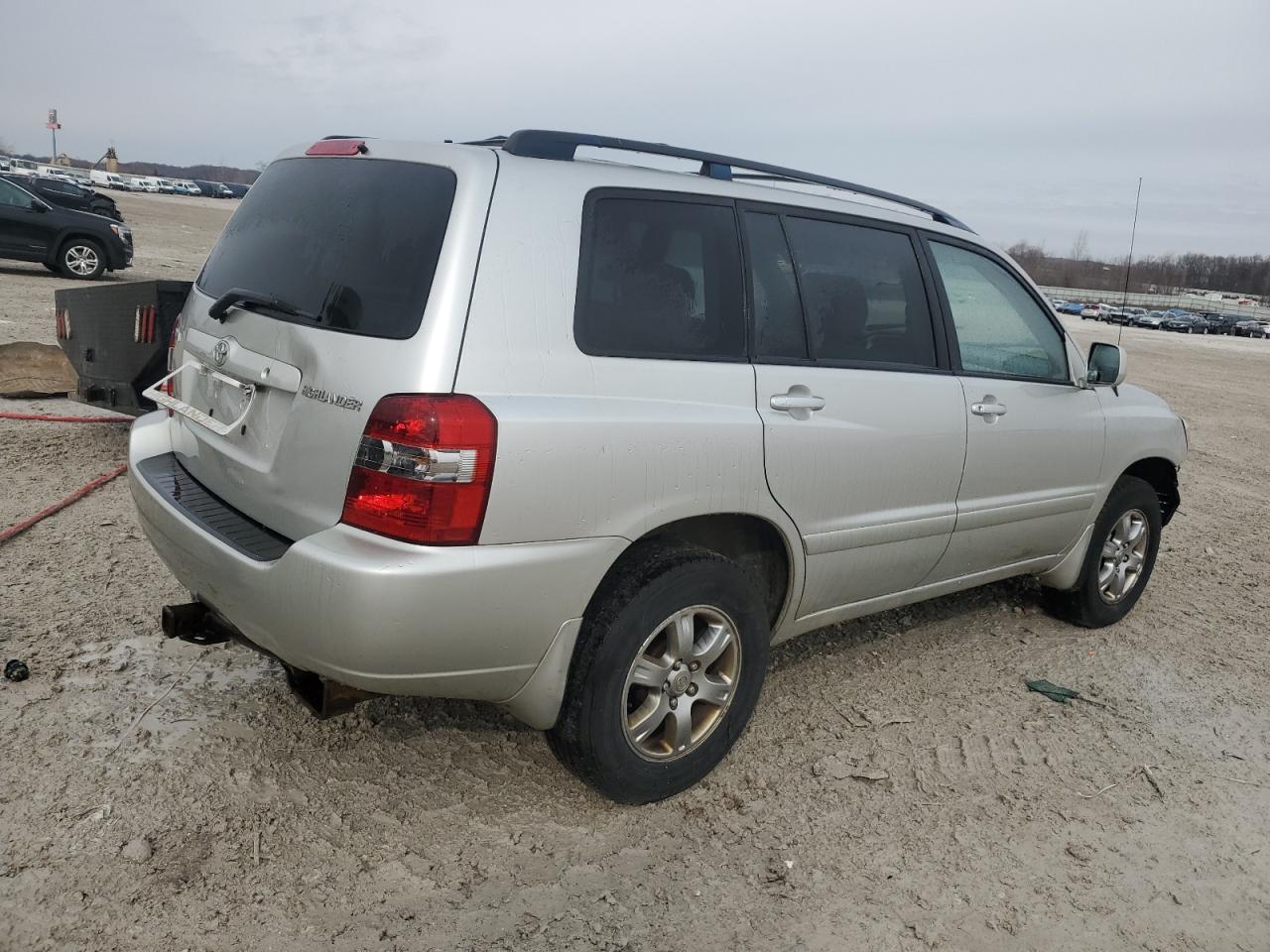2006 Toyota Highlander VIN JTEEP21A360171589 Copart auction photo, front end / rear end damage thumbnail 3