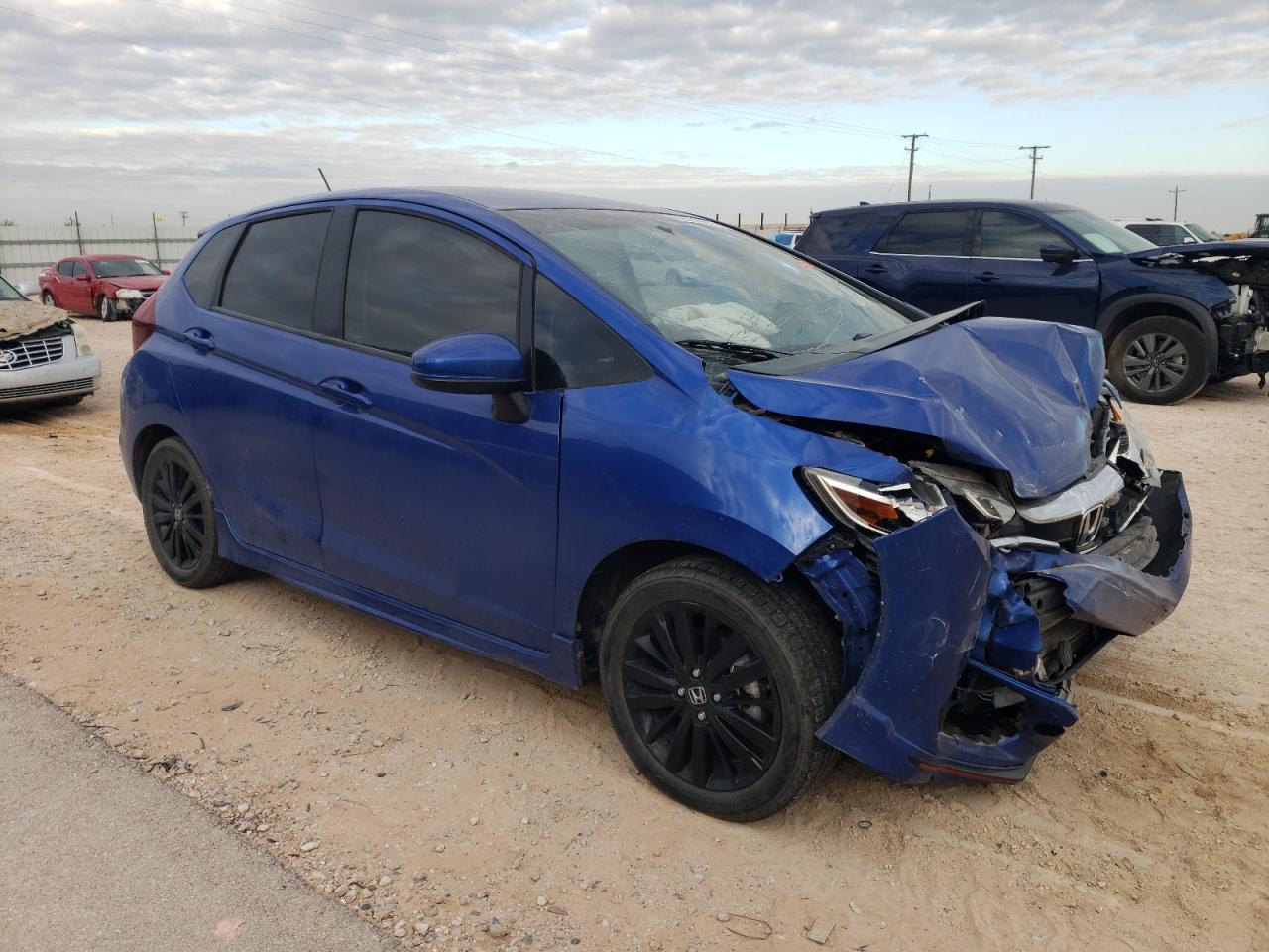 2018 Honda Fit VIN 3HGGK5H61JM708353 Copart auction photo, front end damage thumbnail 4