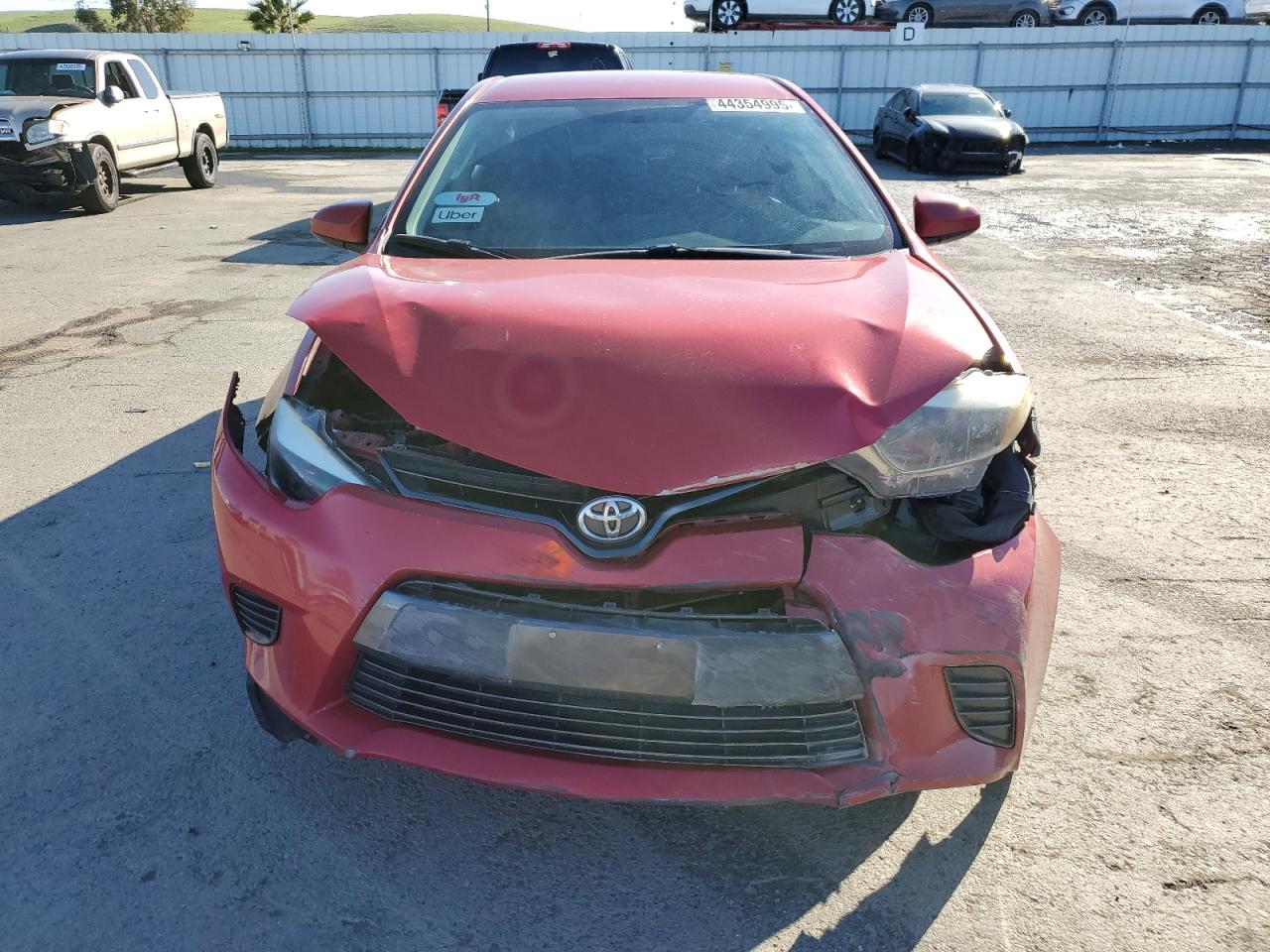 2016 Toyota Corolla VIN 2T1BURHE6GC665180 Copart auction photo, front end damage thumbnail 5