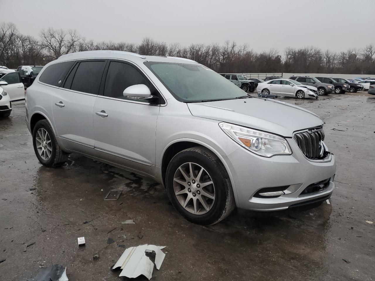 2014 Buick Enclave VIN 5GAKVBKD6EJ316706 Copart auction photo, front end / minor dent/scratches damage thumbnail 4