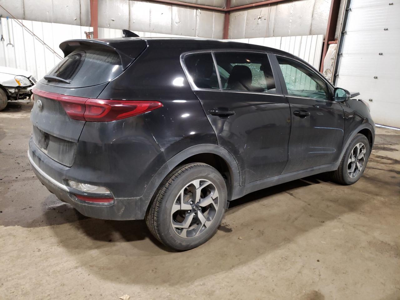 2021 KIA Sportage VIN KNDPMCAC9M7934474 Copart auction photo, front end damage thumbnail 3