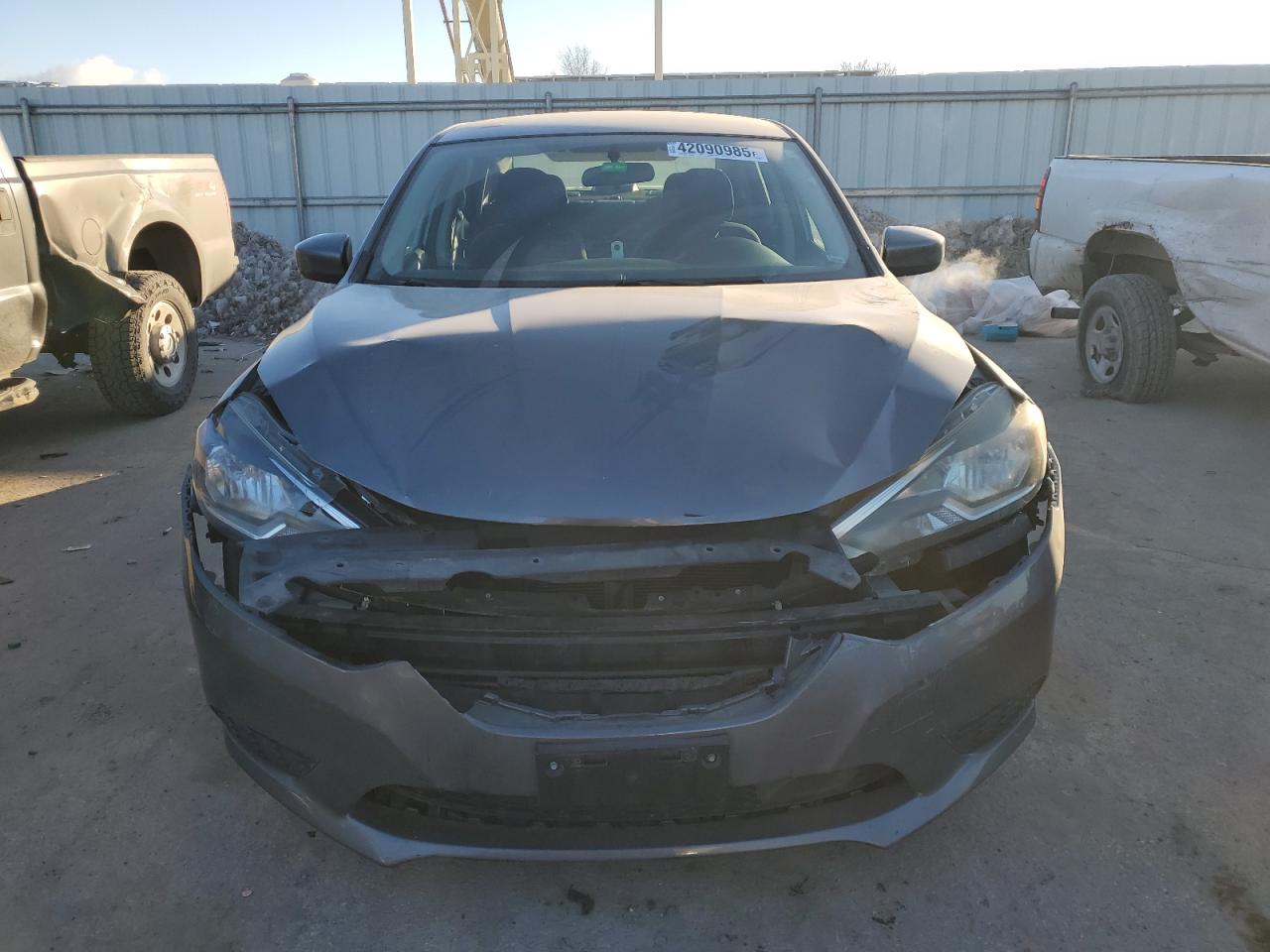 2019 Nissan Sentra VIN 3N1AB7AP7KY345962 Copart auction photo, front end / rear end damage thumbnail 5