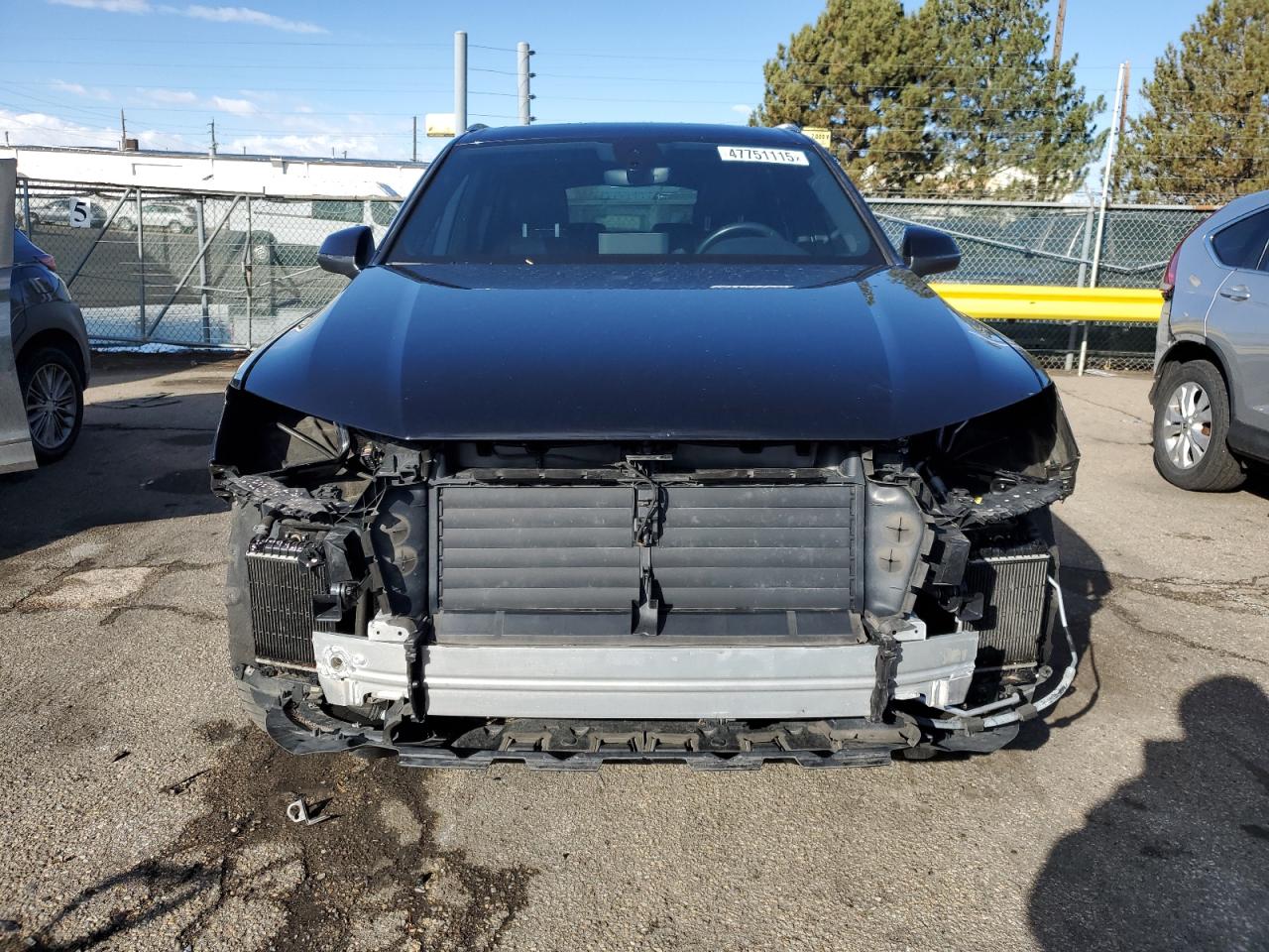 2019 Audi Q7 VIN WA1LAAF72KD012533 Copart auction photo, front end damage thumbnail 5