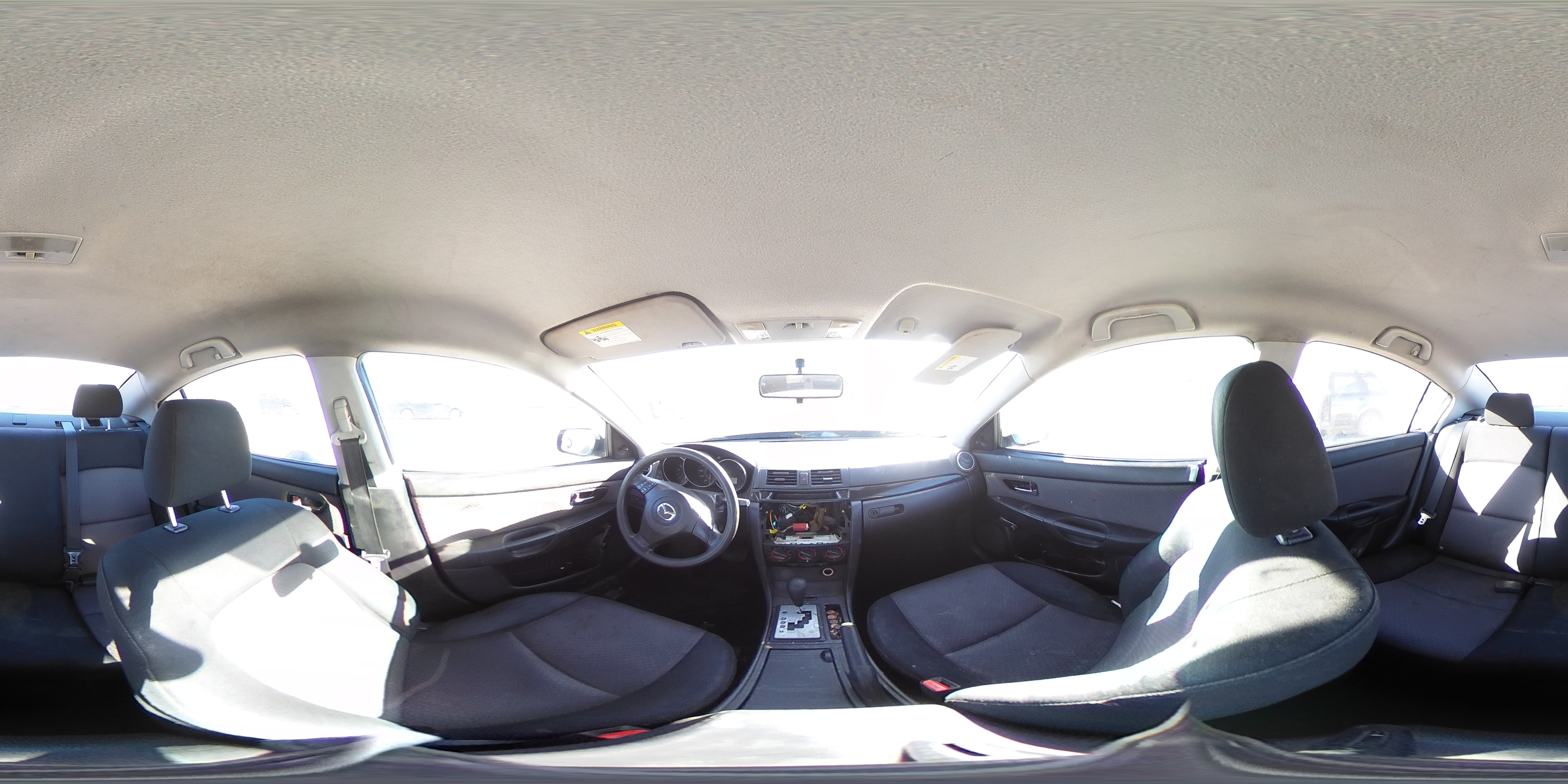 2006 Mazda 3 VIN JM1BK12G561465251 Copart auction photo, front end / side damage thumbnail 13