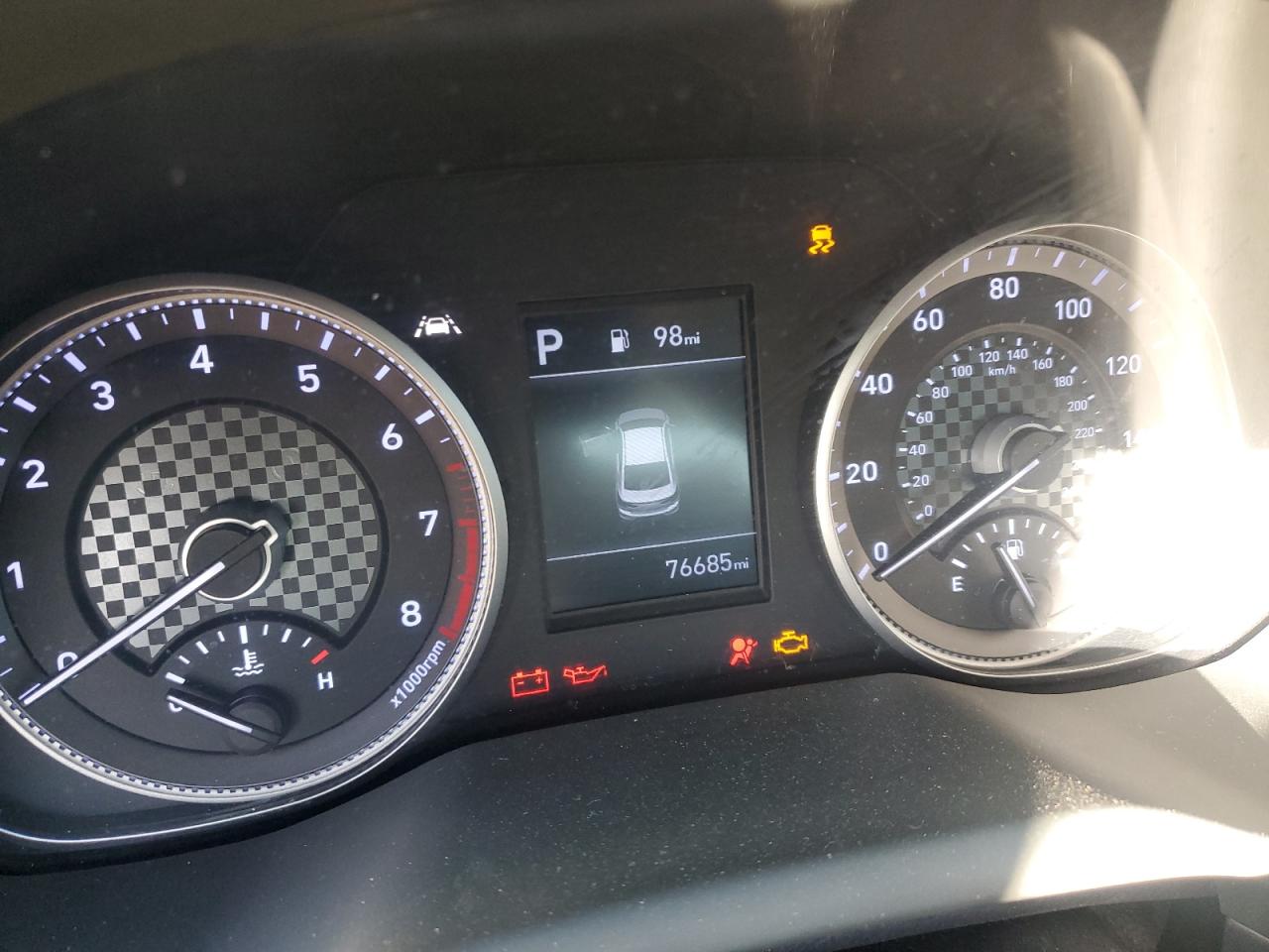 2019 Hyundai Elantra VIN 5NPD84LFXKH466204 Copart auction photo, front end damage thumbnail 9