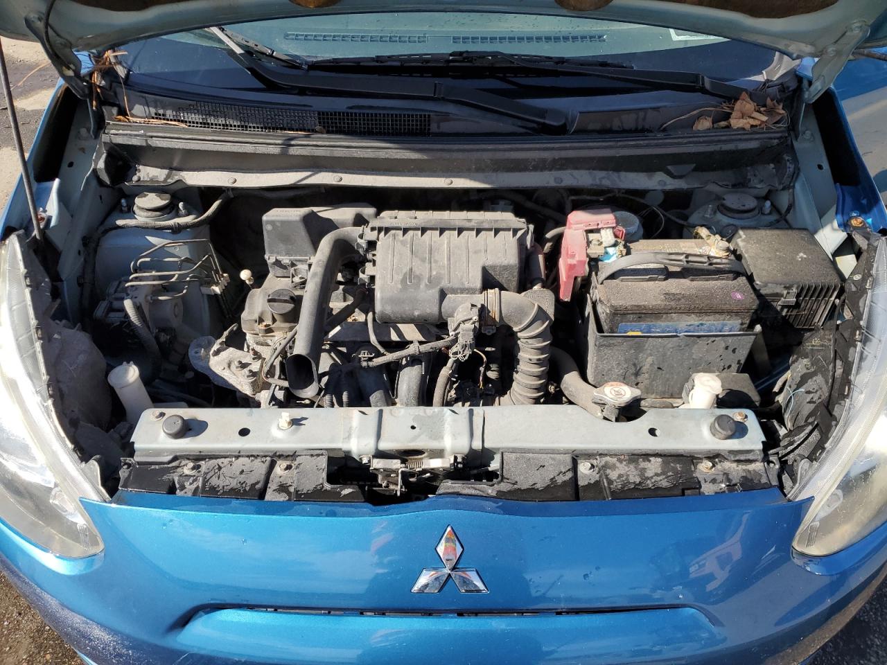 2015 Mitsubishi Mirage VIN ML32A4HJ7FH031172 Copart auction photo, rear end damage thumbnail 11