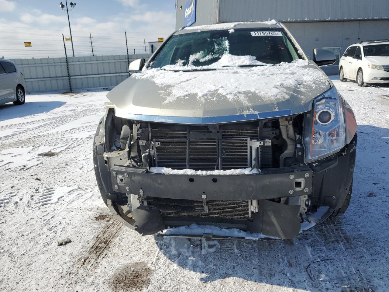 2013 Cadillac SRX VIN 3GYFNGE36DS631870 Copart auction photo, front end damage thumbnail 5