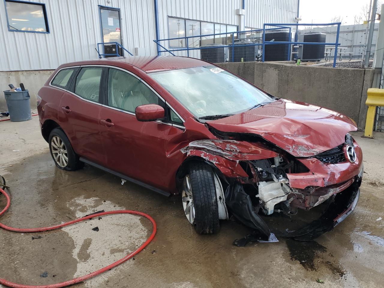 2010 Mazda CX-7 VIN JM3ER2WM1A0329347 Copart auction photo, front end damage thumbnail 4