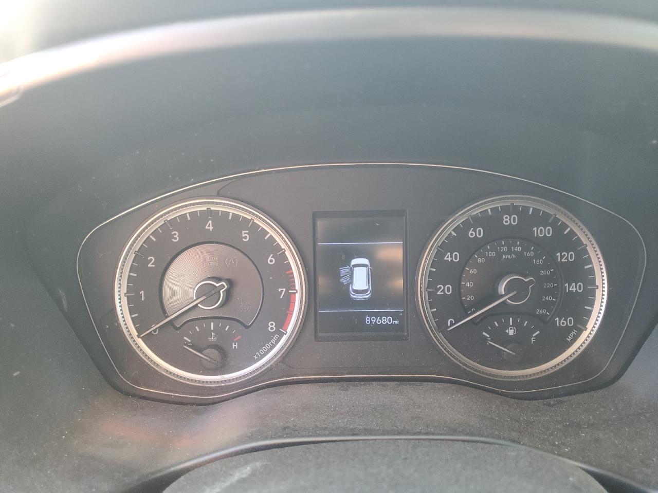 2019 Hyundai Santa Fe VIN 5NMS23AD7KH136070 Copart auction photo, all over / vandalism damage thumbnail 9