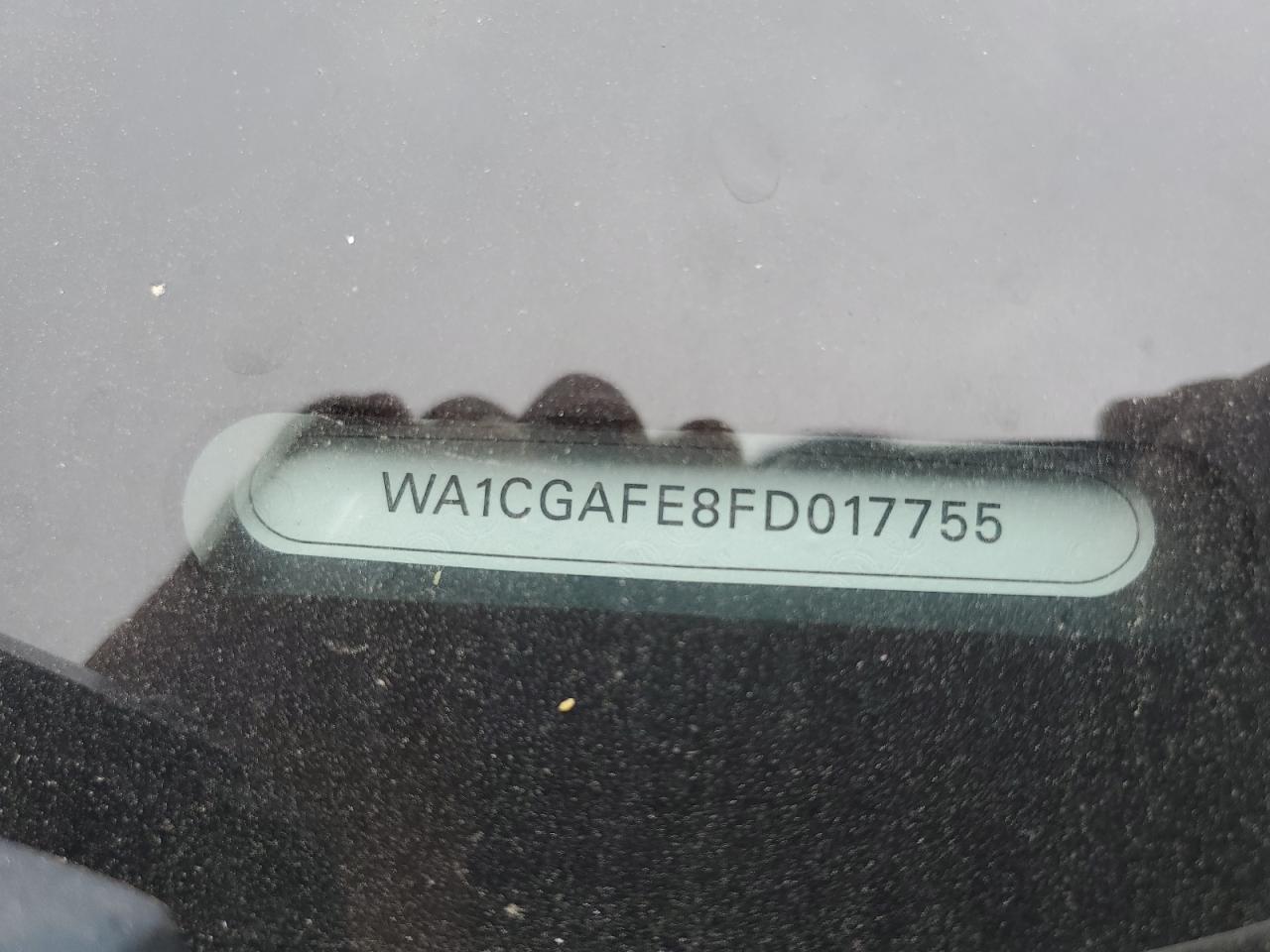 2015 Audi Q7 VIN WA1CGAFE8FD017755 Copart auction photo, side / rear end damage thumbnail 12