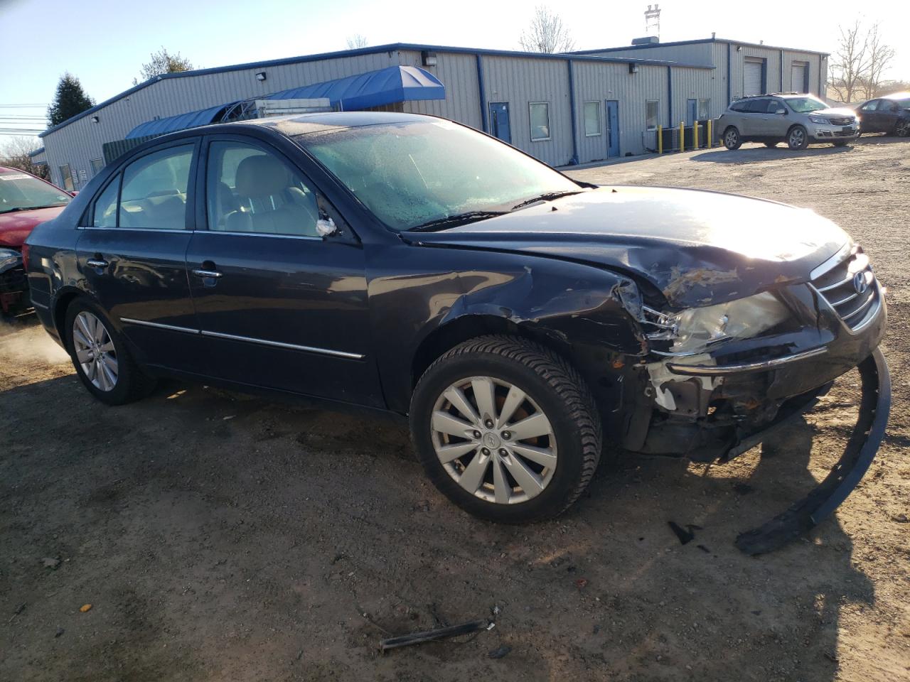 2009 Hyundai Sonata VIN 5NPEU46C59H489465 Copart auction photo, front end / minor dent/scratches damage thumbnail 4