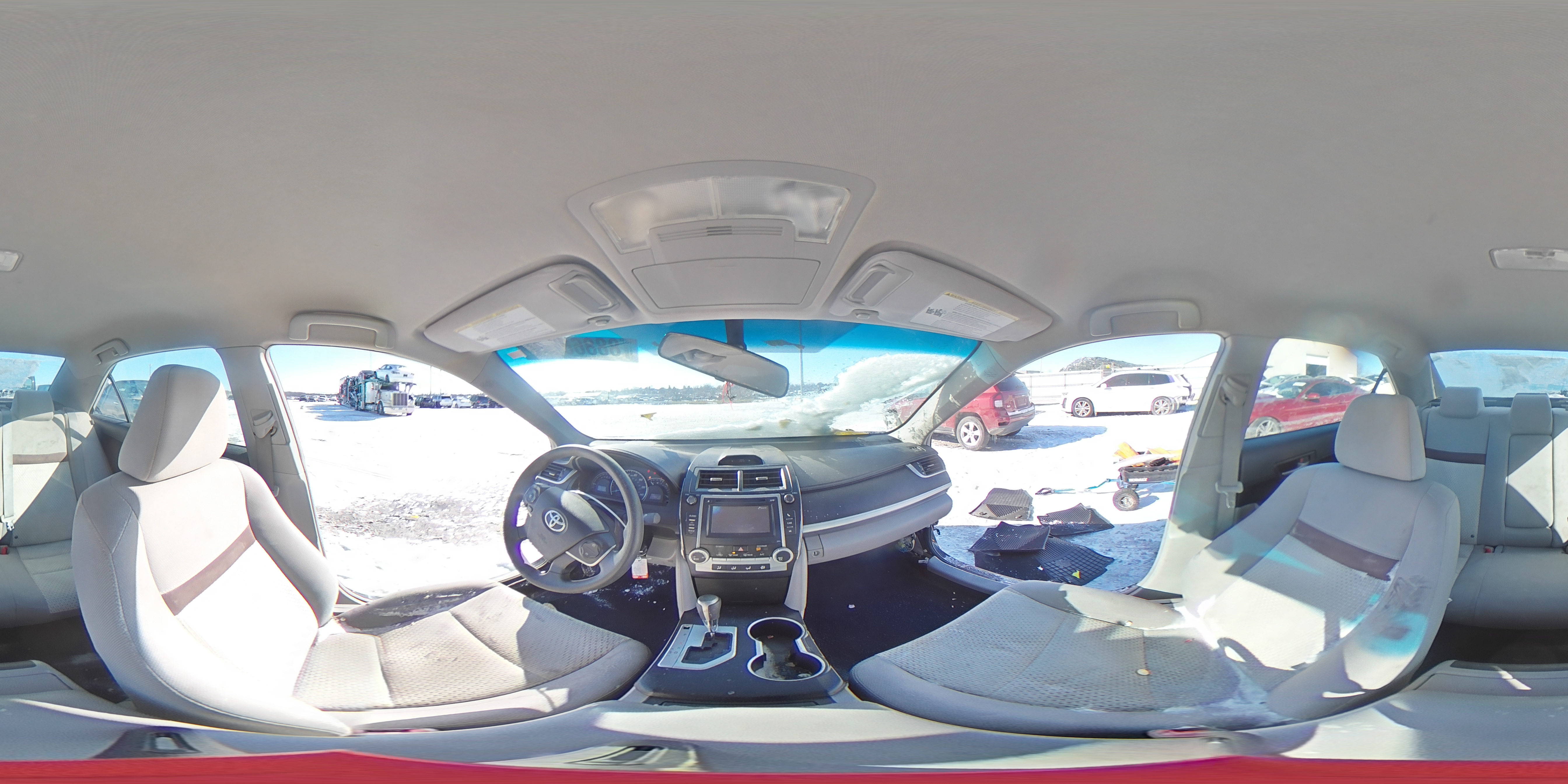 2012 Toyota Camry VIN 4T1BF1FK2CU059033 Copart auction photo, side / front end damage thumbnail 13