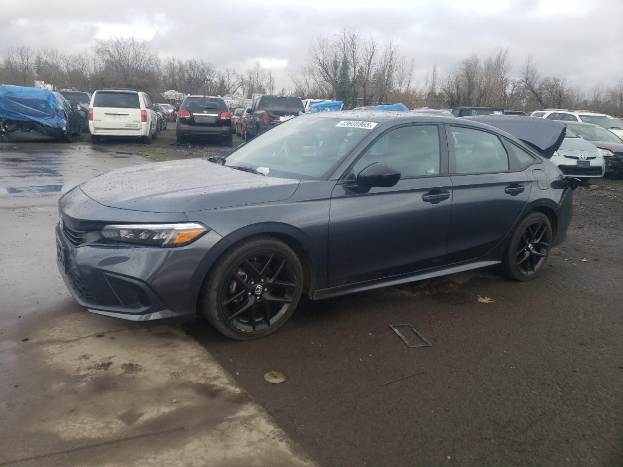 2022 Honda Civic VIN 2HGFE2F51NH564934