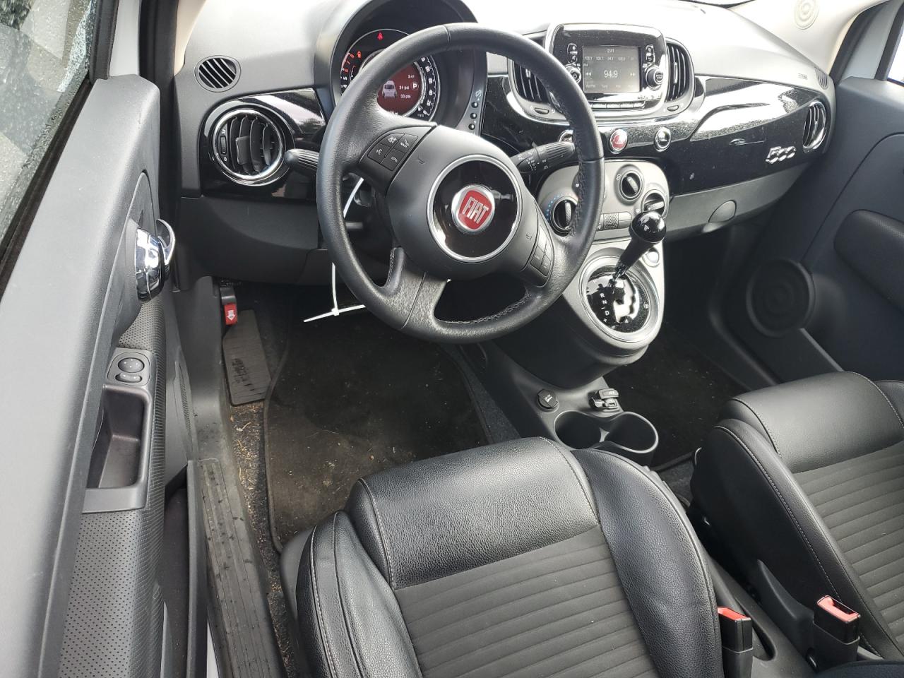 2017 Fiat 500 VIN 3C3CFFKR5HT588362 Copart auction photo, rear end / front end damage thumbnail 8