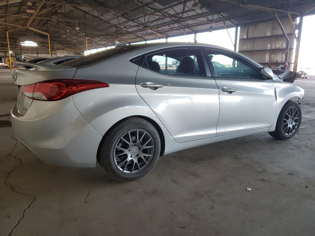 2013 Hyundai Elantra VIN KMHDH4AEXDU688157 Copart auction photo, front end damage thumbnail 3
